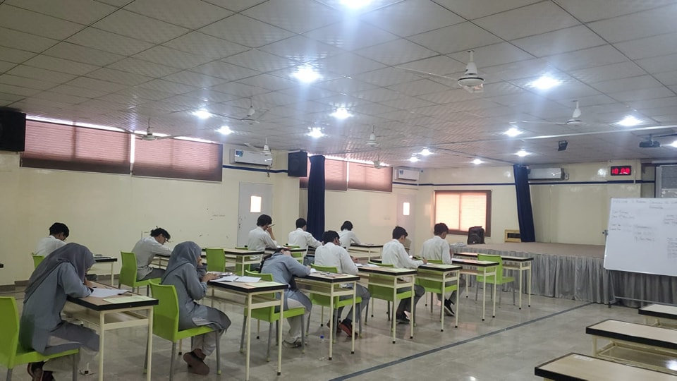 Exam setup